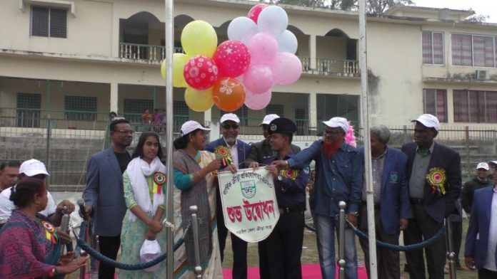 নড়াইলে জেলা ক্রীড়া সংস্থার বার্ষিক ক্রীড়া প্রতিযোগীতা-২০২০ এর উদ্বোধন