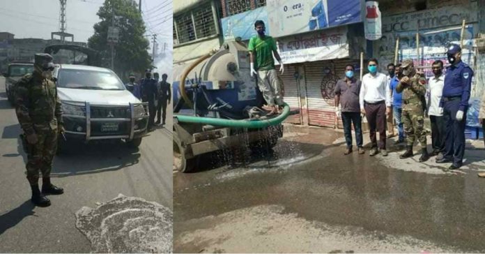 নড়াইলে কোয়ারেন্টাইনে ৩৬১ জন, সেনাবাহিনী ও প্রশাসনের যৌথ উদ্যোগে সচেতনতা বৃদ্ধি