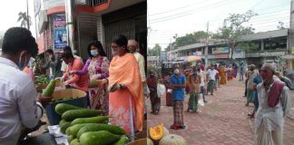 নড়াইলে করোনা মোকাবিলায় স্বপ্নের খোঁজে ফাউন্ডেশনের সবজি বিতরণ