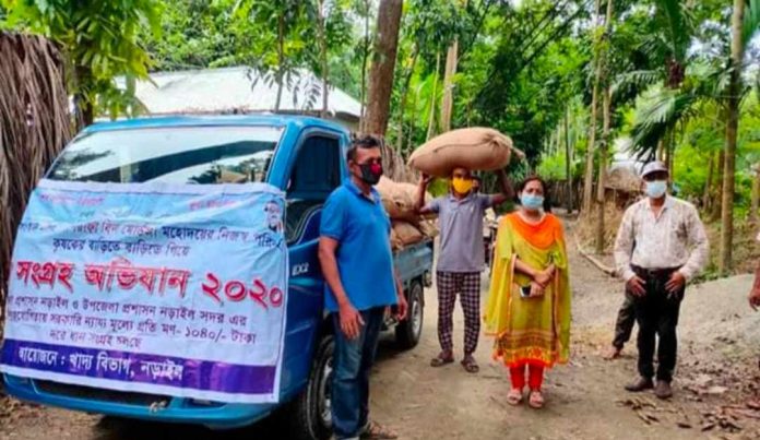 নড়াইলে প্রশাসন ও খাদ্য বিভাগ থেকে পদক্ষেপ নেয়া হলেও কৃষকদের সাড়া মিলছে কম