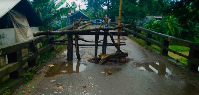 নড়াইলের কালিয়ায় সেতু ভে'ঙ্গে সড়ক যোগাযোগ বিচ্ছি'ন্ন