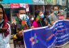 নড়াইল আন্তর্জাতিক মা'নবা'ধিকার দিবস উপলক্ষে মা'নববন্ধন অনুষ্ঠিত