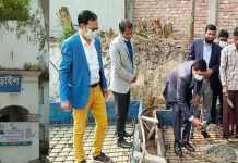 নড়াইল কালেক্টরেট স্কুল ভবনের নির্মাণ কাজের উদ্বোধন