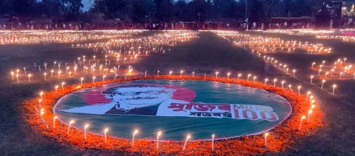 আজ লাখো প্রদীপ প্রজ্জ্বলনের মাধ্যমে ভাষা শহীদদের স্মরণ করলো নড়াইলবাসী