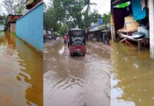 নড়াইল শহরে তীব্র জলাবদ্ধতা : নেই ড্রেনেজ ব্যবস্থা