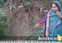 নড়াইল শহরের রূপগঞ্জে চিত্রা নদীতে ভাঙ্গন, শহর হু/মকির মুখে!