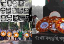 নড়াইলে শহীদ বুদ্ধিজীবী দিবস পালিত