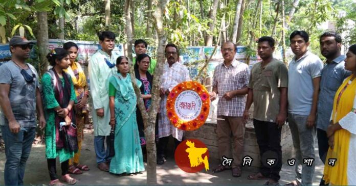 নড়াইলে চিত্রশিল্পী সুলতানের পালিত পুত্র চিত্রশিল্পী দুলাল সাহার মৃত্যুবার্ষিকী পালিত