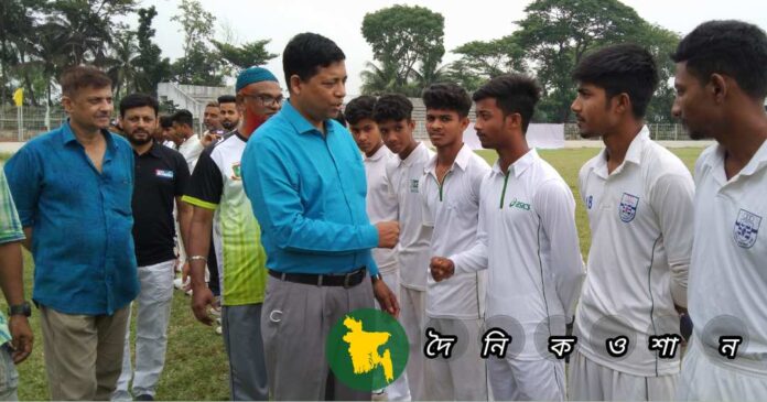 নড়াইলে “মহিদুর রহমান পান্না স্মৃতি ২য় বিভাগ ক্রিকেট লীগ-২০২২” এর উদ্বোধন