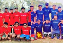 নড়াইলে ভালোবাসা দিবসে সফল প্রেমিক বনাম ব্যর্থ প্রেমিক ফুটবল খেলা