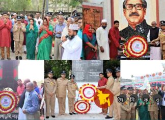 নানা আয়োজনে নড়াইলে ২৬ মার্চ স্বাধীনতা ও জাতীয় দিবস পালিত