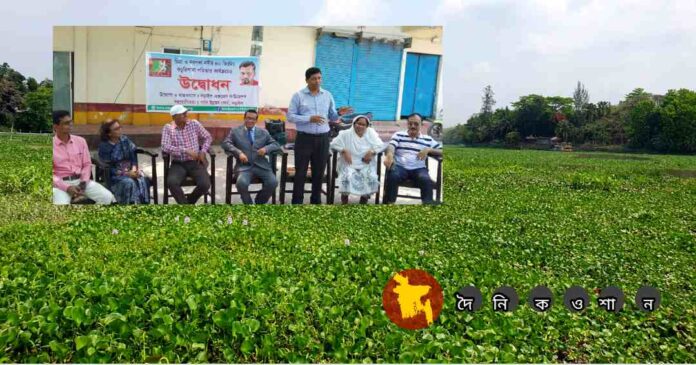 মাত্র ১ লাখ ৩০ হাজার টাকায় নদীর ৪০ কিঃমিঃ কচুরিপানা পরিষ্কার