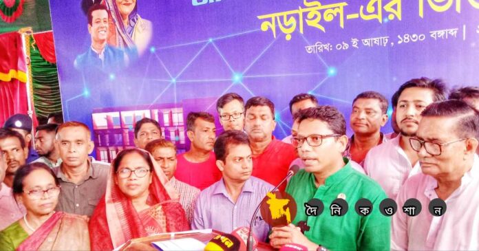 নড়াইলের তরুণ-তরুণীরা ঘরে বসেই ডলার আয় করবে: নড়াইলে প্রতিমন্ত্রী পলক