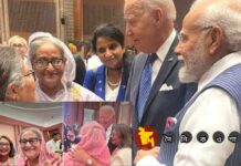 শেখ হাসিনার সঙ্গে সেলফি তুললেন জো বাইডেন