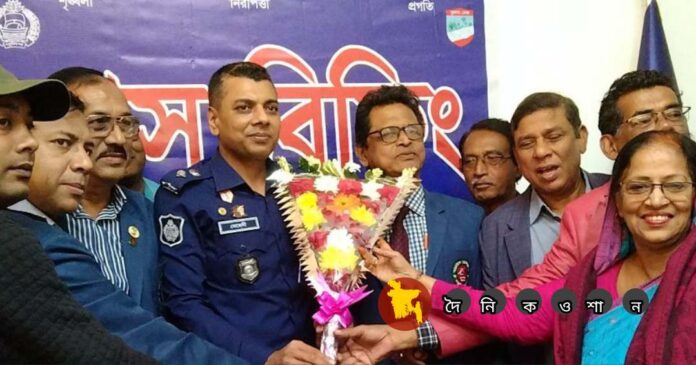 নড়াইলে নবাগত এসপি’র সাথে সাংবাদিকদের মত বিনিময়